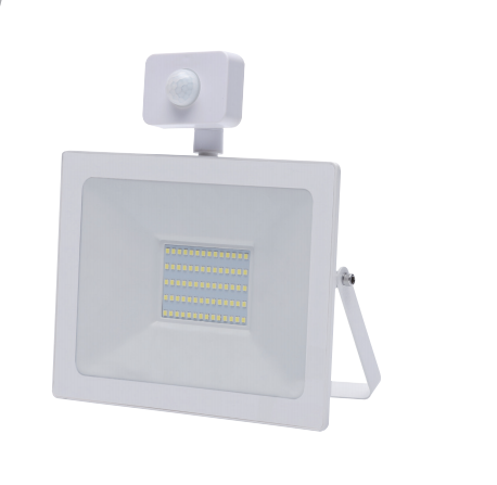 30W LED Flood Light with sensor white